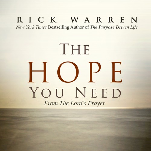 Design Rick Warren's New Book Cover Design by cameronpowell