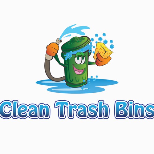 logo for Clean Trash Bins | Logo design contest
