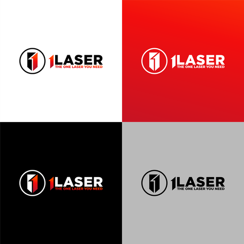 Please design the best logo for consumer laser industry for "1 Laser" Design by canda