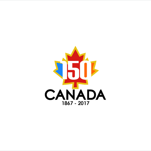 Community contest: Design Canada’s 150th birthday logo! Design by as'ad17