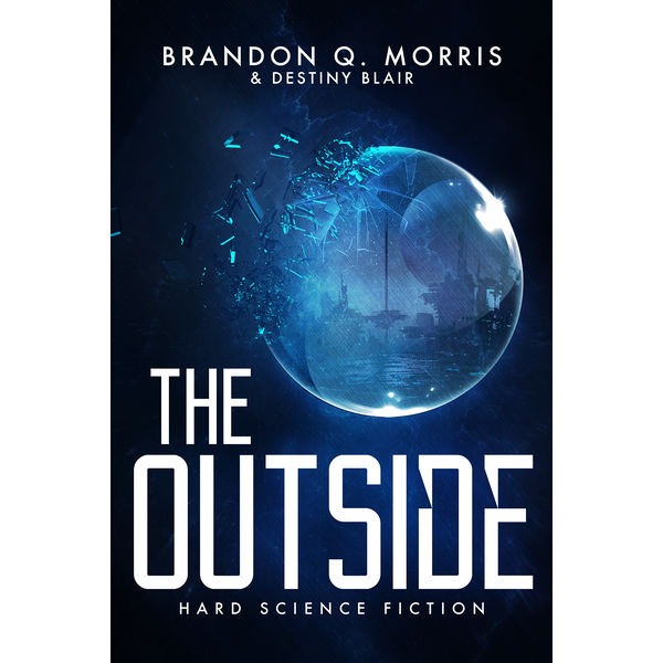 Book cover for science-fiction novel