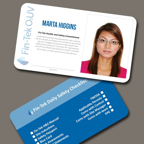 ID Card design Diseño de djox99