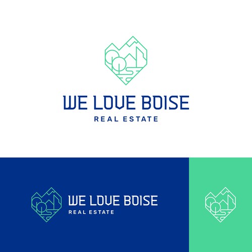 Logo creation capturing quality of life and moving to Boise, ID w/outdoors and downtown components Design by Ounove