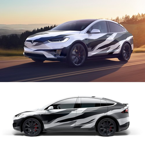 Design di Tesla Model X di Stas Aer