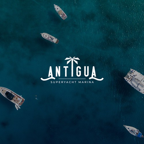 Logo for Antigua Superyacht Marina Design by DIZAINARESCOVICI