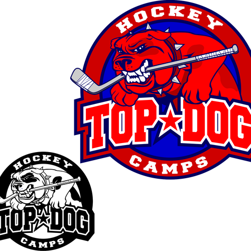 logo for Top Dog Hockey Design por BennyT