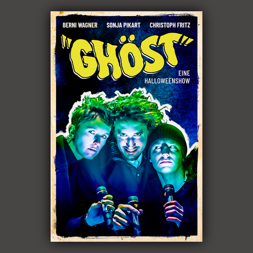 Poster for a Horror-Comedy Show Diseño de Alain Dourron