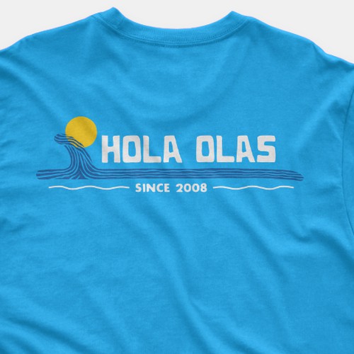 Hola Olas tee Design by MADEK STUDIO