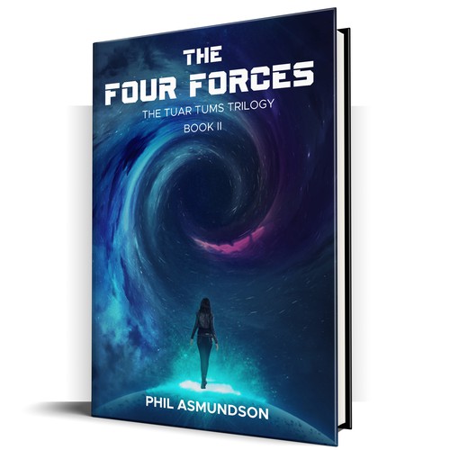 Book cover for second book in hard science fiction novel trilogy Design by M O N O L I T H