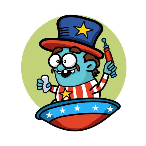 Mascot for Uranus Fudge Factory and General Store Design by Sign Relation