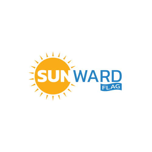 Modern new logo wanted for custom flag company. Design by flynexus