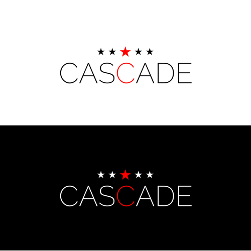 Create a luxurious yet simple restaurant and nightclub logo for CASCADE Diseño de @pri