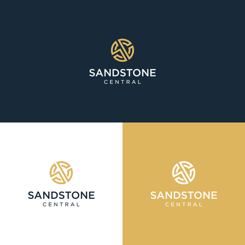 Corporate logo for a sandstone quarry Design by Andhita