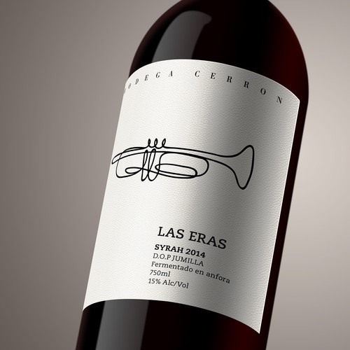 ORGANIC EXCLUSIVE WINE LABEL DESIGN - BODEGA CERRON Design by DesignLeb