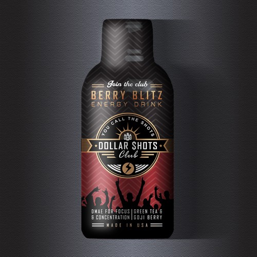 Design di Create an eye-catching energy shot drink bottle design for the relaunch our eCommerce Supplement Shot Co.!! di BRAVO-designs