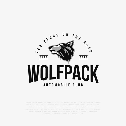 TEAM WOLFPACK Gumball 3000 Champions need new logo! Design by Michael San Diego CA