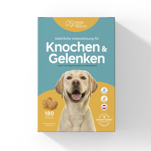 German dog food company needs a remarkable Box-Design for 1st Product (Healthy Snack) Design by Nubia Design