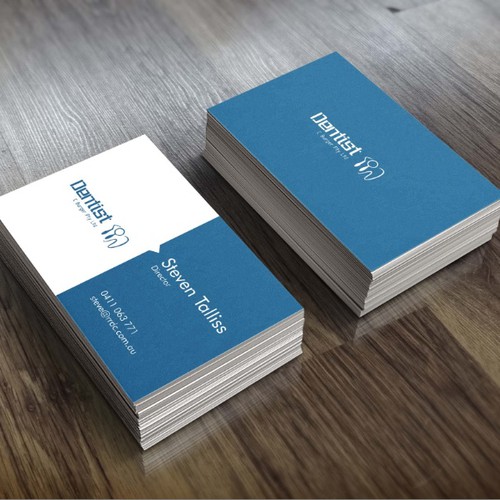 grintdeverauxさんのcreate professional cards for our dental businessデザイン