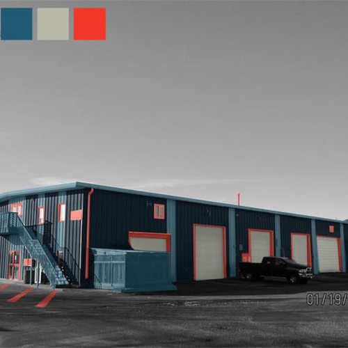Design a color scheme for our commercial building! Design by SilentStrife