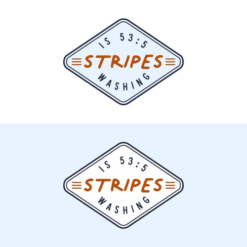 Stripes Washing - Design a logo and brand for a new upcoming coastal company Design by Mi&Me