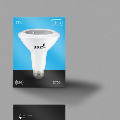 Packaging design for LED Light Bulb Design by iMadi