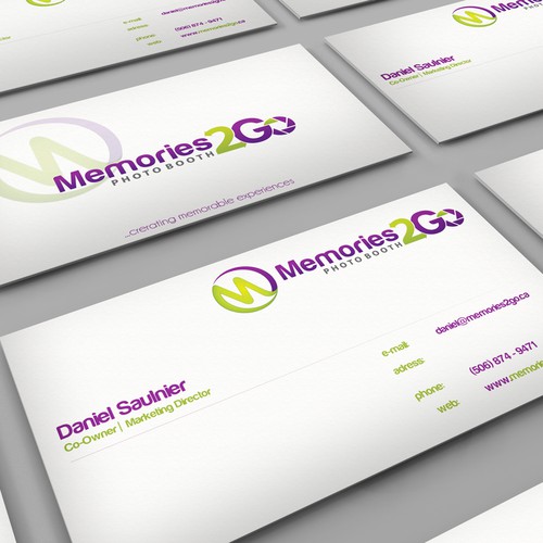 Create a business card for Luxurious Photo Booth Rentals! Design by N.Rc