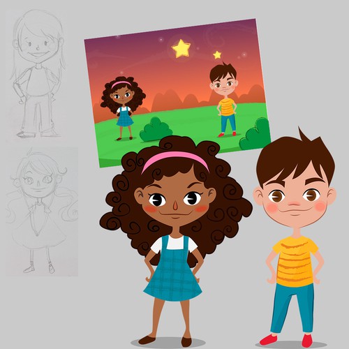 Character or mascot contest entry by Space Birds Design