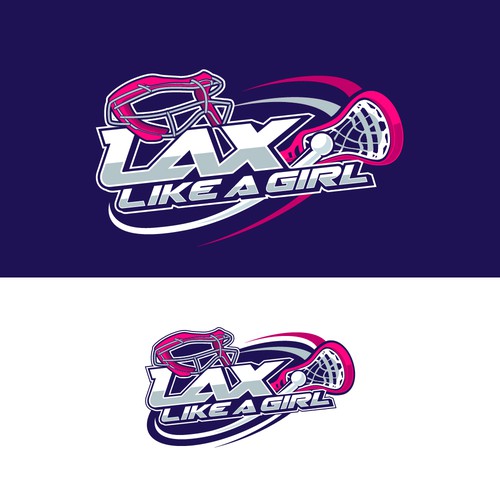 A classic yet fun logo for the fearless, confident, sporty, fun female lacrosse player Design by Jans...