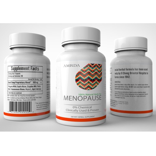 Create a Eye-Catching modern and clean label for Health Supplements Design by i•d•a•d