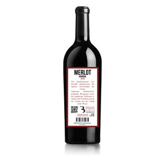 Create a Wine label for a Merlot Barrique "Bertoldi" from Italy Design by CHsignal
