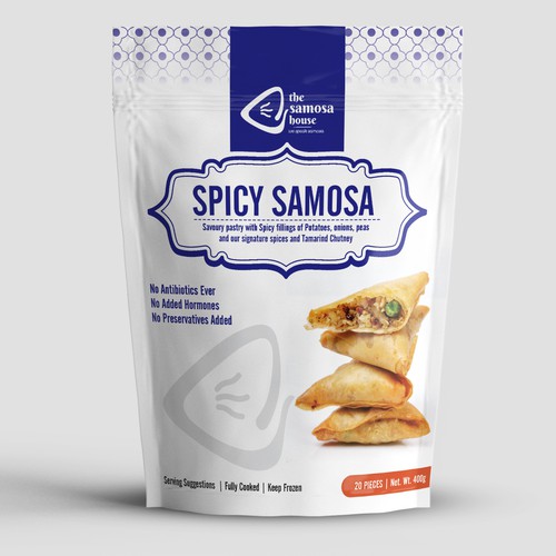 Packaging Designs for Frozen Samosa Packs Design by Ahsan Mahmood