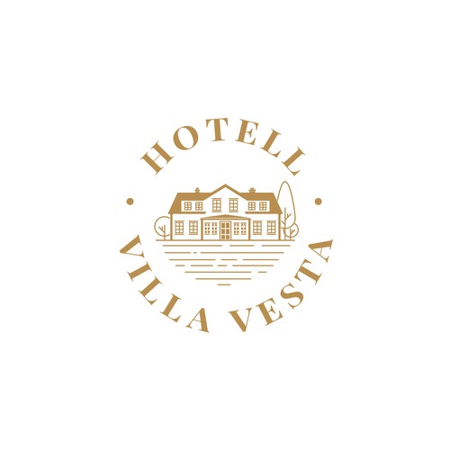 Hotell Logo in Classic Style, for a Small Hotell in a Small Town. (See references) Design by PXRon