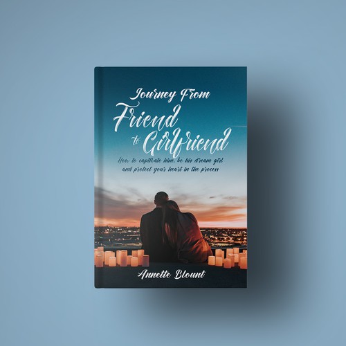 Design a book cover that is fun and playful to help single women experience love beyond friendship Design by Lucky no.9