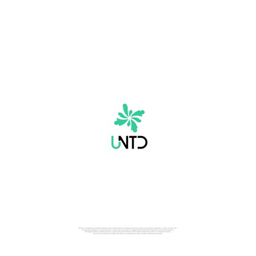 Logo design for an apparel company focused on making a positive impact in the world Design by Nelli Design