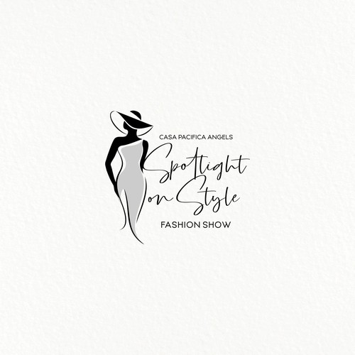 Elegant, fun, flirty logo for upscale Fashion Show Fundraiser Design réalisé par GinaLó