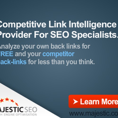 Banner Ad Campaign for Majestic SEO Diseño de hashWednesday