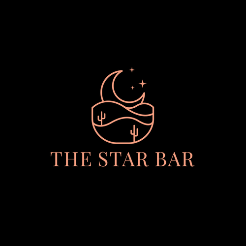A Bar with Joshua Trees all around Design von khro