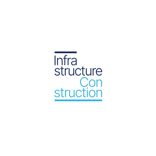 "Infrastructure Construction" UNIQUE LOGO Design by imFlow☀️