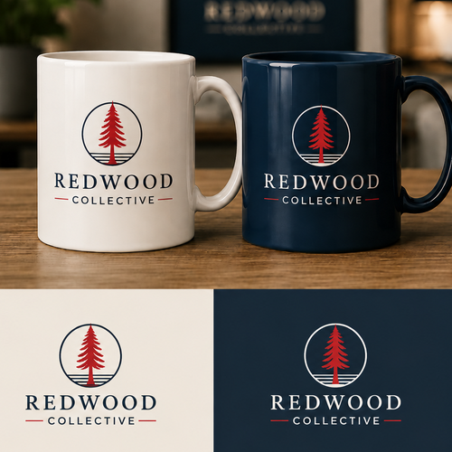 "Design the Next Signature Coffee Mug for Redwood Collective" winning Logo & brand identity pack