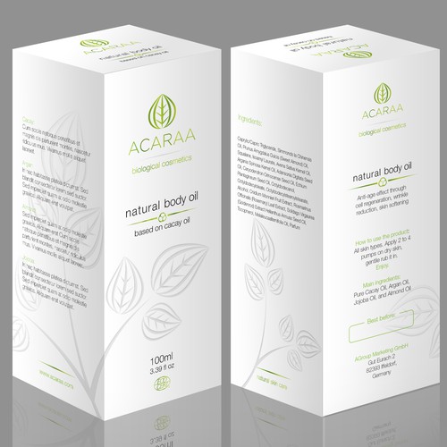 Creative Packaging Design for Natural Cosmetic Line Design by milan.kelecevic