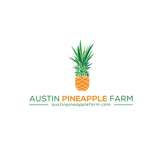 Pineapple LOGO! Pineapples + Austin, TX = Austin Pineapple Farm Logo