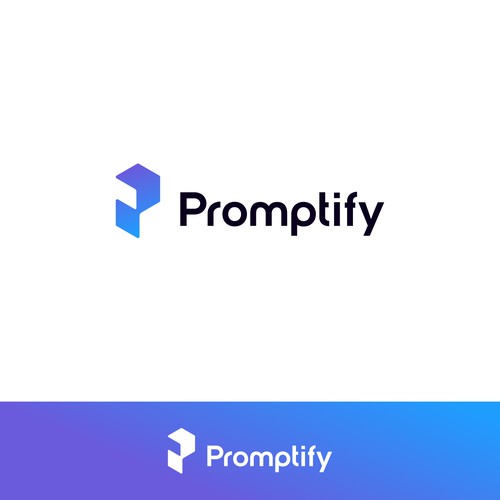 Modern, Simple and Sleek Logo for Promptify.com Design by eugen ed