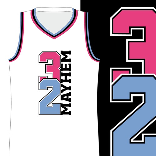 Miami Inspired Jersey Shirt Design by NANOSstylz