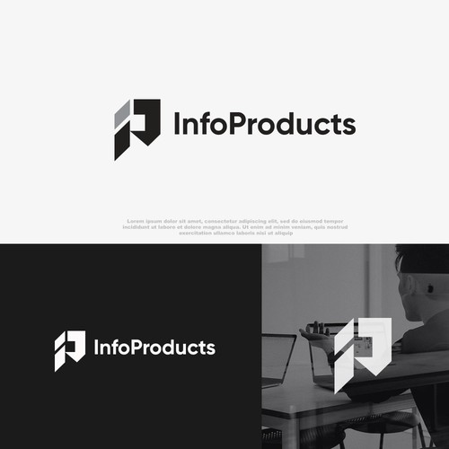 InfoProducts.com - Logo & Branding Design by gardani