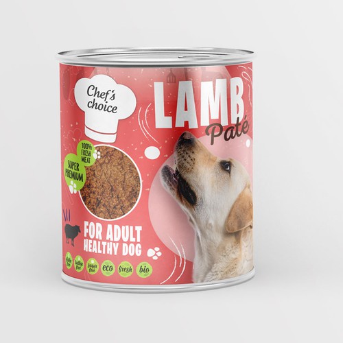 Design a super premium pet food packaging! Design by Budour A.