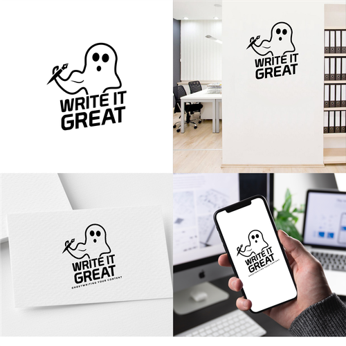 Cool logo design for Content Writing Company Design by dreeeeew