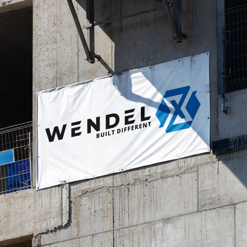 Luxury Logo Design for Wendel X — A Premium Construction Brand Built Different Design by rikiraH