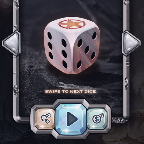 DICEON - Game layout design (GUI) Design by Iconic Graphics