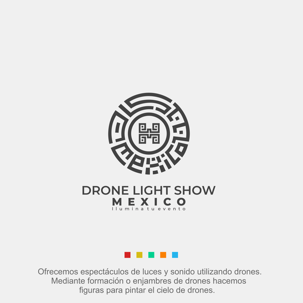 Design realizzato da artmosfer intitolato "drone show mexico"