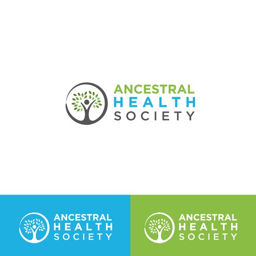 Logo for a nonprofit that studies how our ancestors can inform our modern health Design by veluys